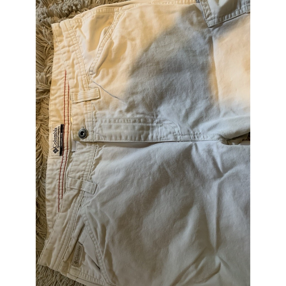 Columbia Capri Cargo Women's 10 Lt Beige Utility Hiking Outdoor Pockets